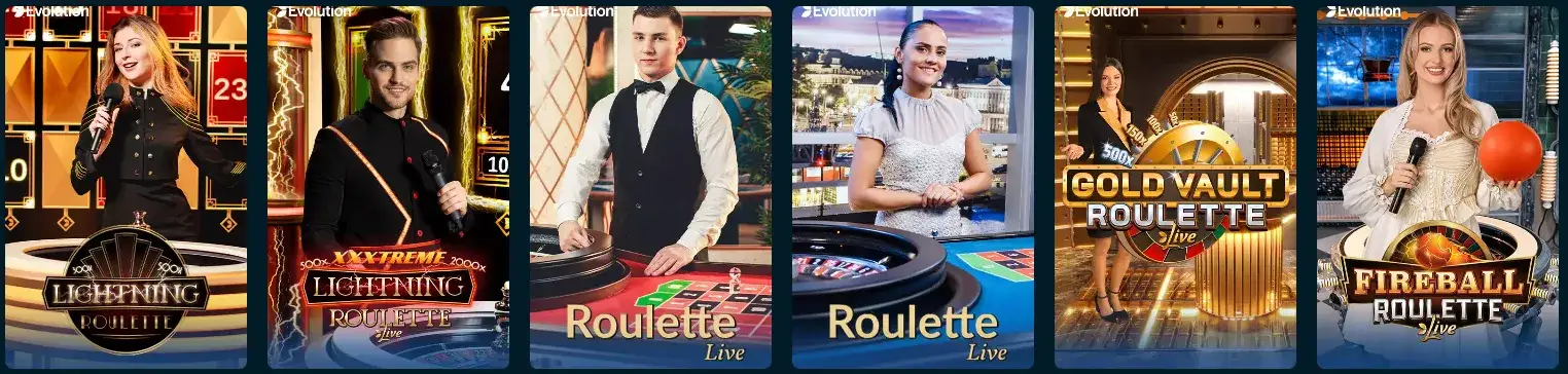 Live Casino Tische mit echten Dealern online